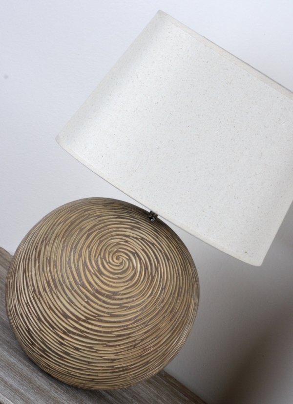 Dizajnová stolná lampa White 55cm 