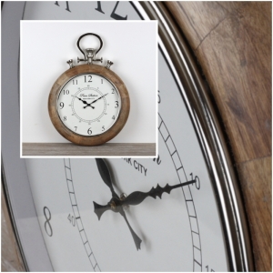 Hodiny vreckové hodinky Penn Station 45x60cm