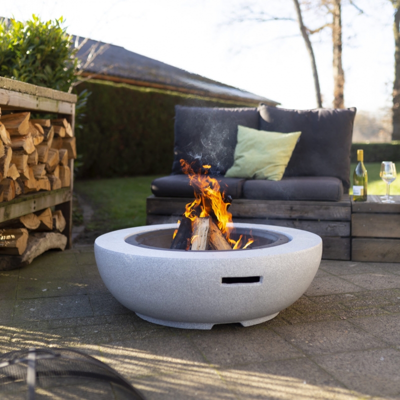 Dizajnové ohnisko s poklopom 90x90x43cm