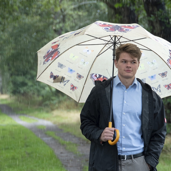 Dáždnik s motýľmi 120 x 120 x 95 cm