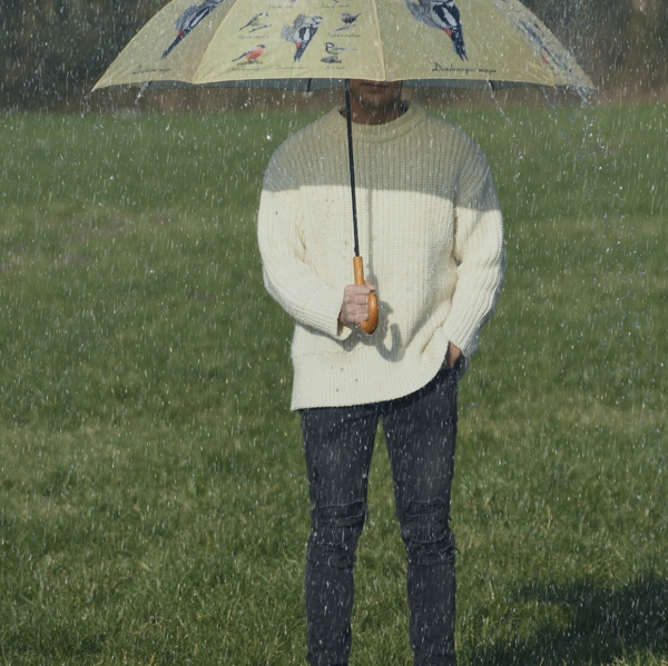 Dáždnik s vtáčikmi 120 x 120 x 95 cm