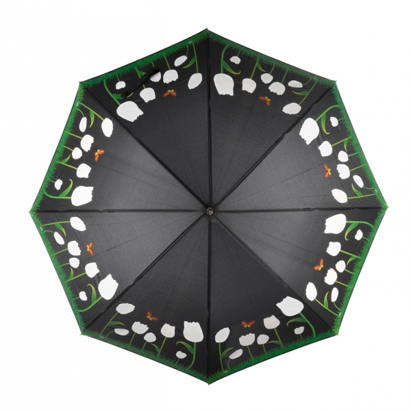 Dáždnik s tulipánmi 121,5 x 121,5 x 95 cm meniaci farby