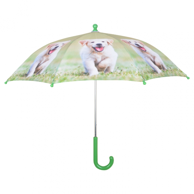 Dáždnik vystreľovací so zlatým retrievrom 71x71x58cm