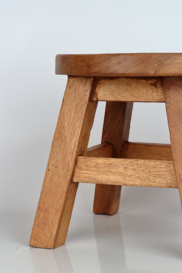 Detská drevená stolička hrajúce si mačiatko 26cm