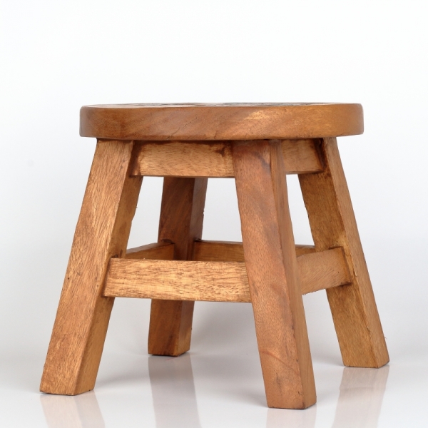 Detská drevená stolička hrajúce si mačiatko 26cm