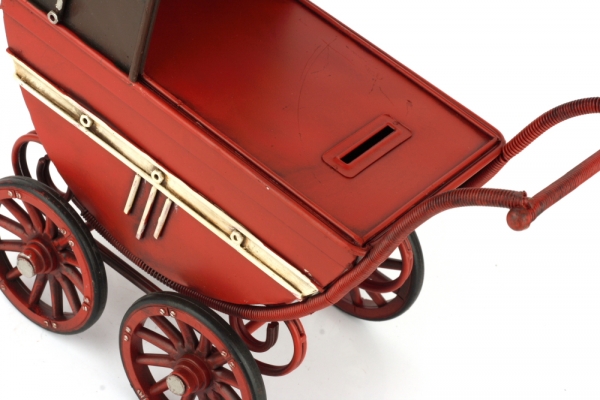 Detská pokladnička kočík 28x16x26cm