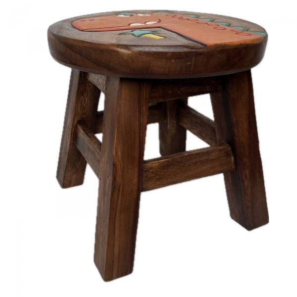 Detská stolička drevená Happy Dino