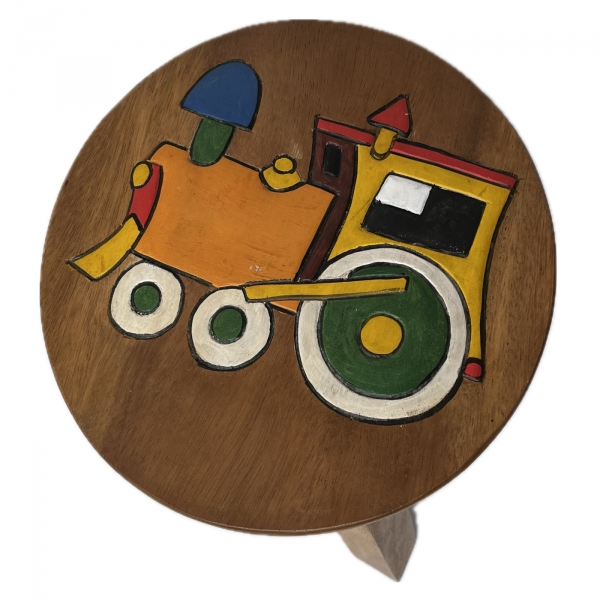 Detská stolička pre chlapca Yellow Train