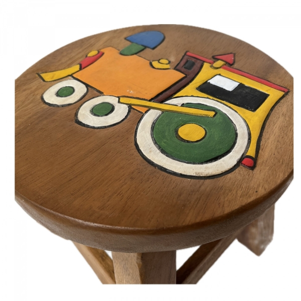 Detská stolička pre chlapca Yellow Train