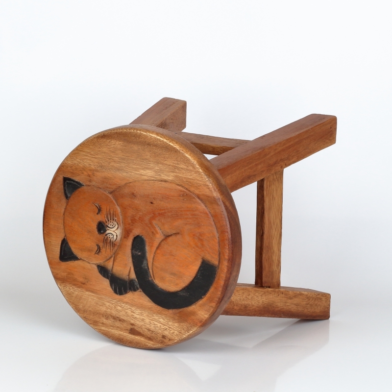 Detská stolička spiace mačka 26cm 