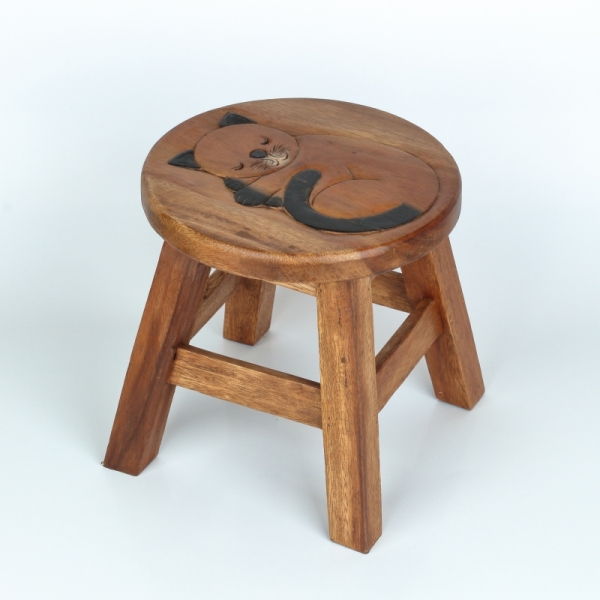 Detská stolička spiace mačka 26cm 