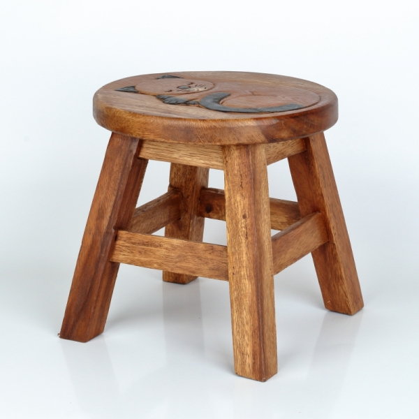 Detská stolička spiace mačka 26cm 