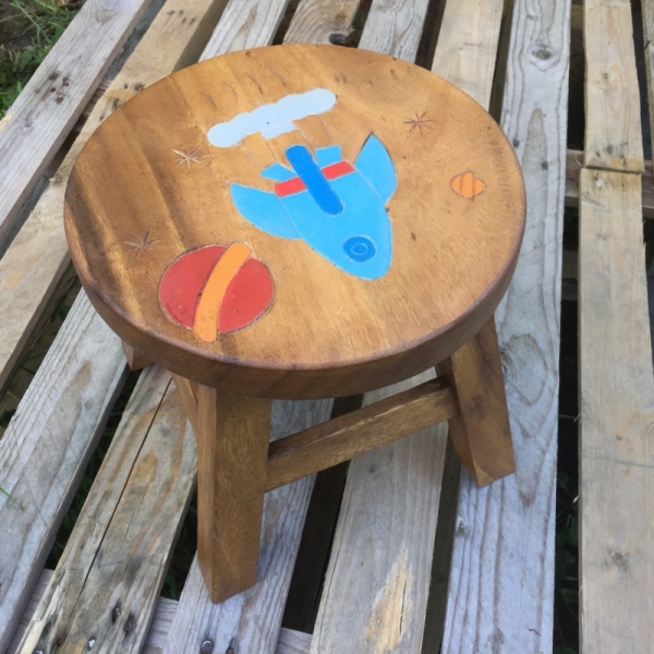 Detská stolička vesmírna raketa