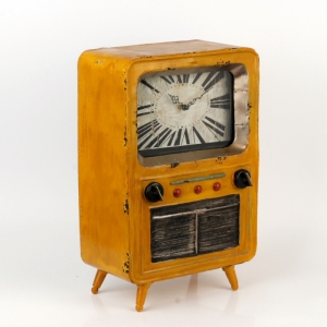 Stolové hodiny Old television 40cm