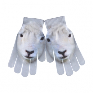 Detské rukavice so zvieratami - ovečka