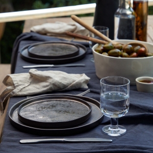 Dezertný tanier 21cm metalický LAGOA