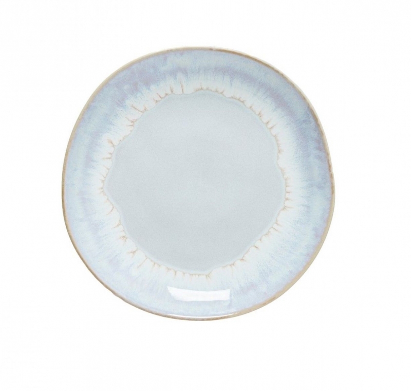 Dezertný tanier okrúhly BRISA biely 21 cm keramický