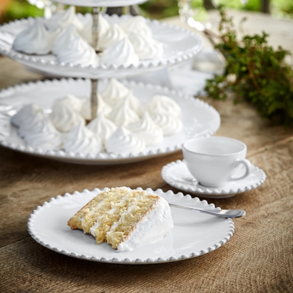 Dezertný tanier PEARL kávový 23cm