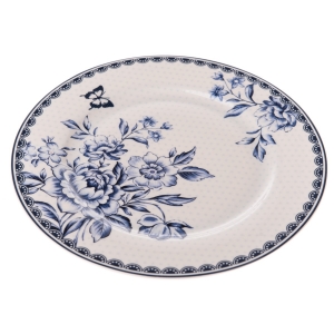 Dezertný tanier s kvetmi 19,5cm