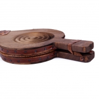 Dúchadlo z pravej kože 48cm