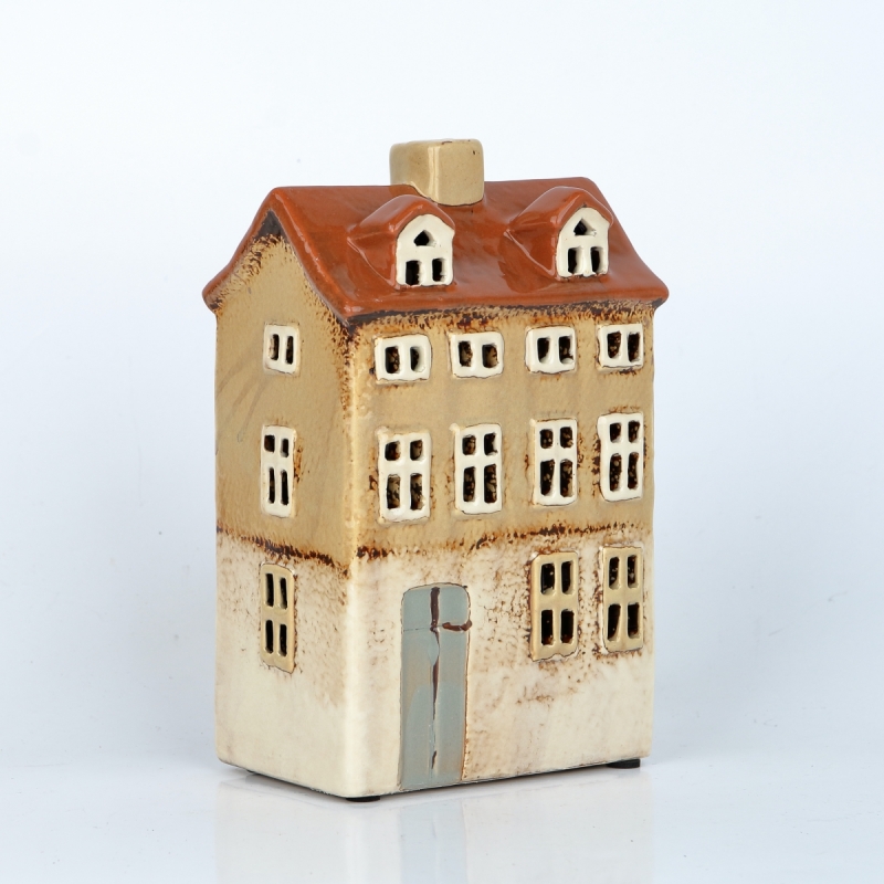 Domček na čajovú sviečku 11,5x18,5x8cm D