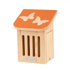 Domček pre motýle oranžový 15x12x20cm
