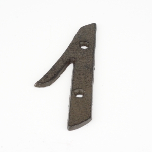 Domové čísla 1 liatina 10,5cm