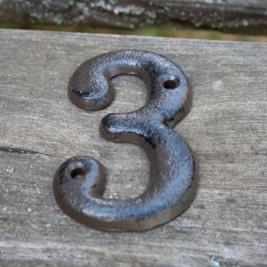 Domové číslo na fasádu - 3