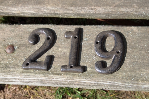 Domové číslo na fasádu - 6