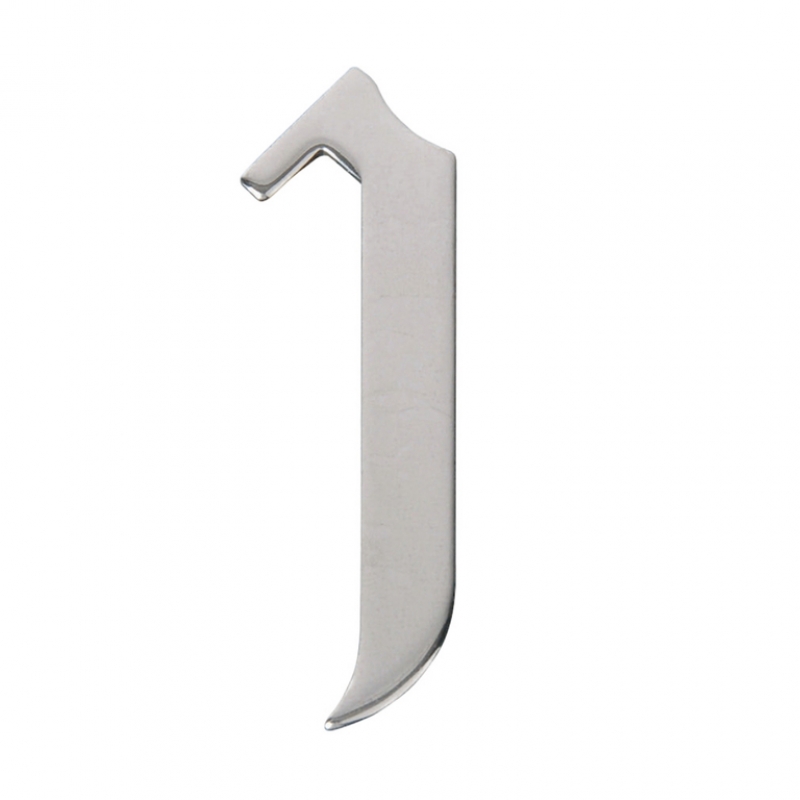 Domové číslo nerezové - 1