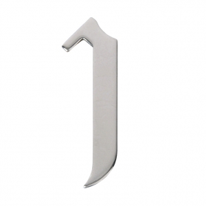 Domové číslo nerezové - 1