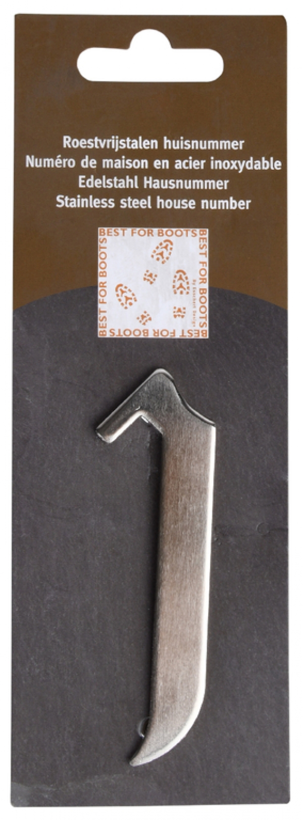 Domové číslo nerezové - 1