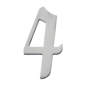 Domové číslo nerezové - 4