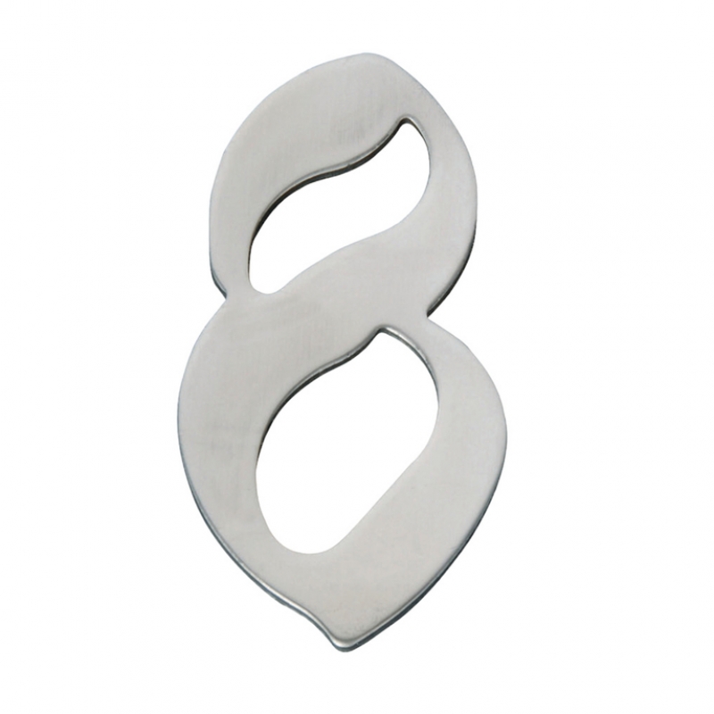 Domové číslo nerezové - 8