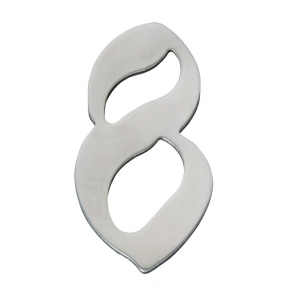 Domové číslo nerezové - 8