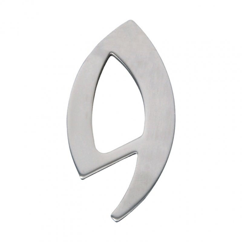 Domové číslo nerezové - 9