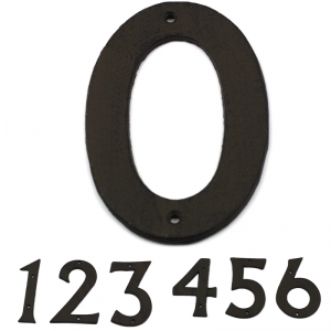 Domové liatinové číslo 0 16,7cm