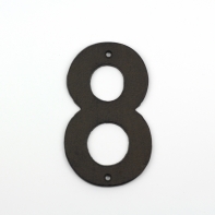 Domové liatinové číslo 8 16,7cm