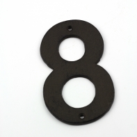 Domové liatinové číslo 8 16,7cm