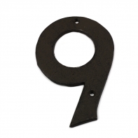 Domové liatinové číslo 9 16,7cm