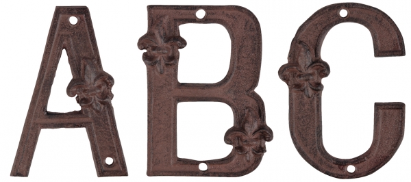 Domové písmeno B 9,5x1,2x12,2 cm