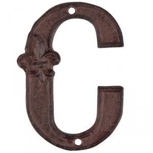Domové písmeno C 8,9x1,2x12,5 cm