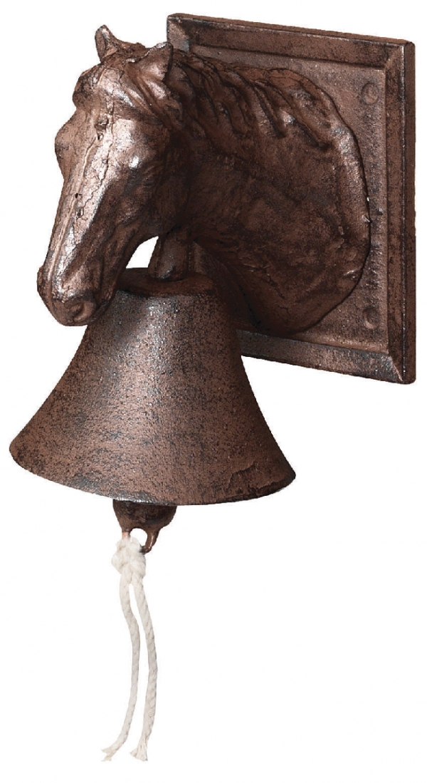 Domový zvonček hlava koňa 21x14cm