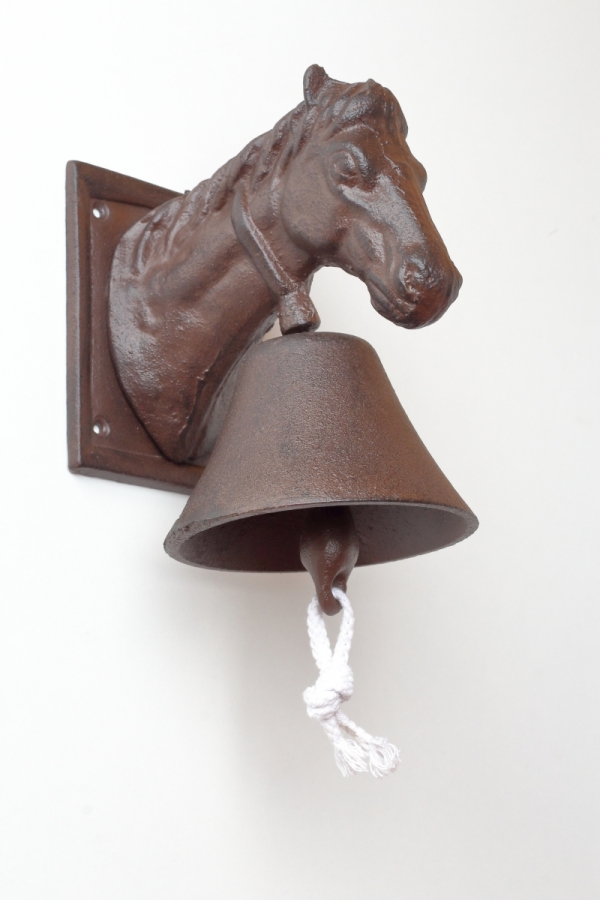 Domový zvonček hlava koňa 21x14cm