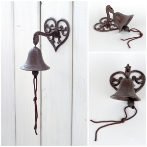 Domový zvonček liatina 18cm