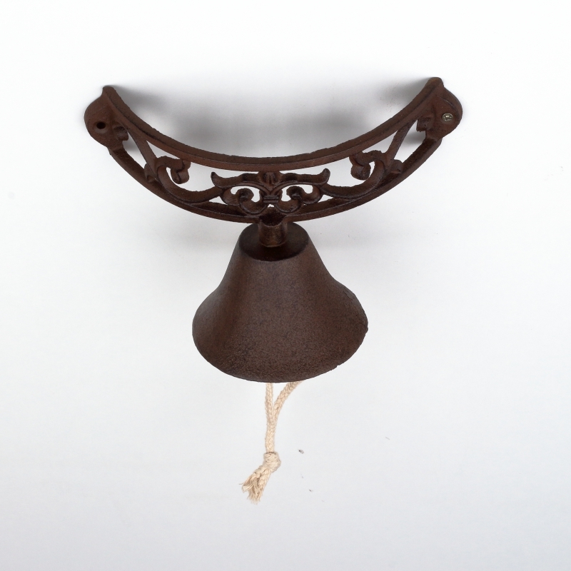 Domový zvonček na stenu polkruh 22x13cm