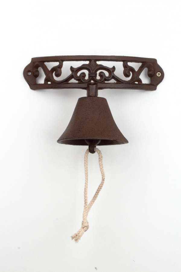 Domový zvonček na stenu polkruh 22x13cm