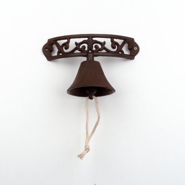 Domový zvonček na stenu polkruh 22x13cm