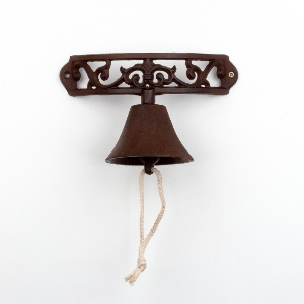 Domový zvonček na stenu polkruh 22x13cm