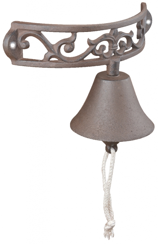 Domový zvonček na stenu polkruh 22x13cm